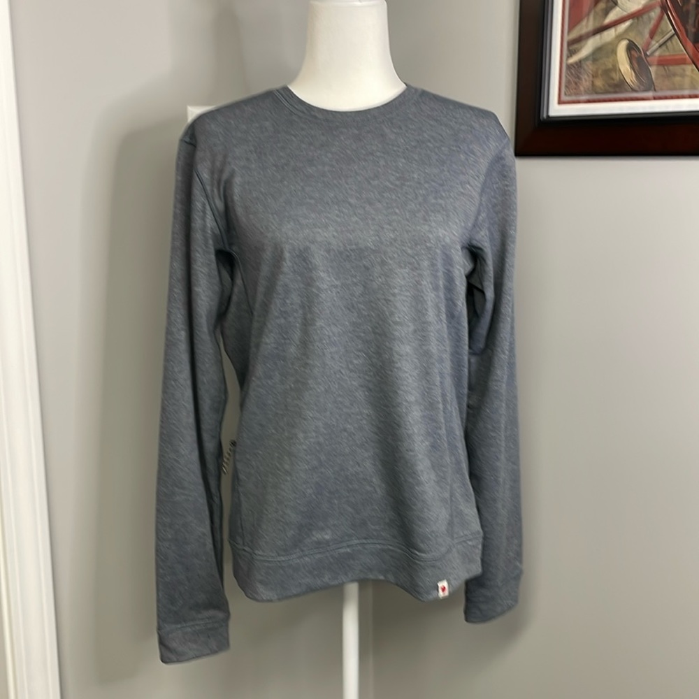 Fjallraven Men's S Small High Coast Lite Sweater GRAY Activewear Mid-Layer *EUC*